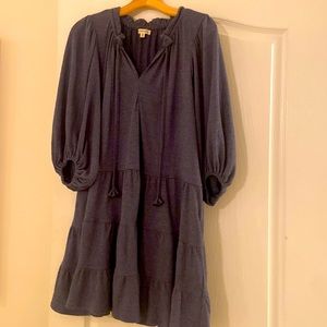 Blue max studio size medium flowing above knee dress